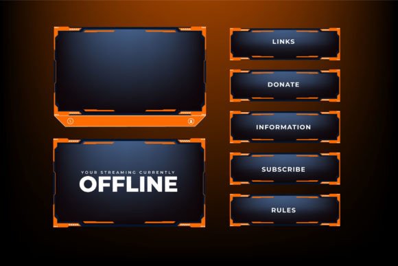 Download Streaming Overlay Screen Frame Vector - Overlay Collection