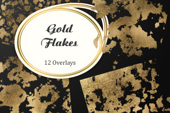 Download Gold Flakes Overlay - Overlay Collection