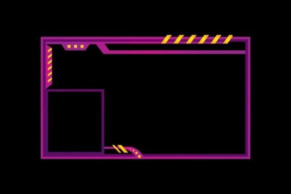Download Modern Purple Stream Overlay Template - Overlay Collection