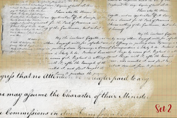 Download Vintage Script Overlay / Blenders Set 2 - Overlay Collection