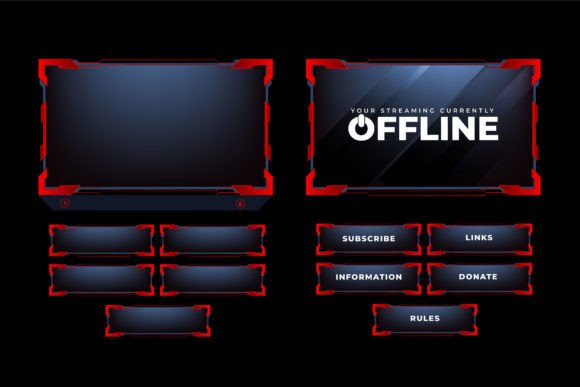 Download Digital Live Streaming Overlay Vector - Overlay Collection