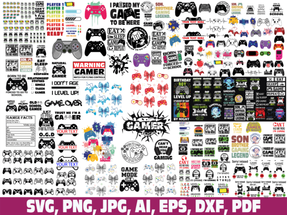 Download Gamer Svg Bundle - Gamer svg Collection