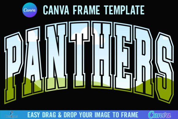 Download Panthers Canva Frame Varsity Team Mascot - Frame Collection
