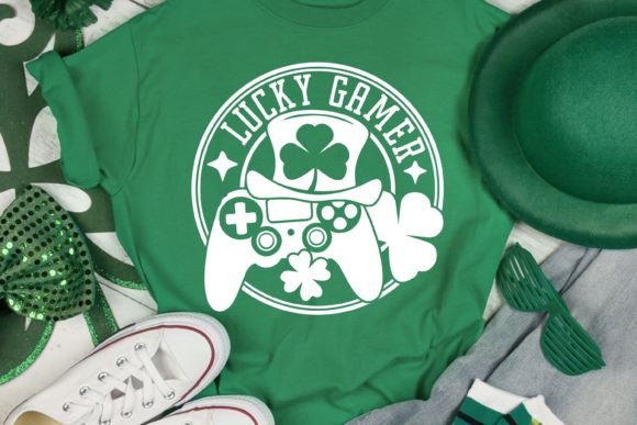 Download Lucky St. Patrick's Gamer SVG for Boys - Gamer svg Collection