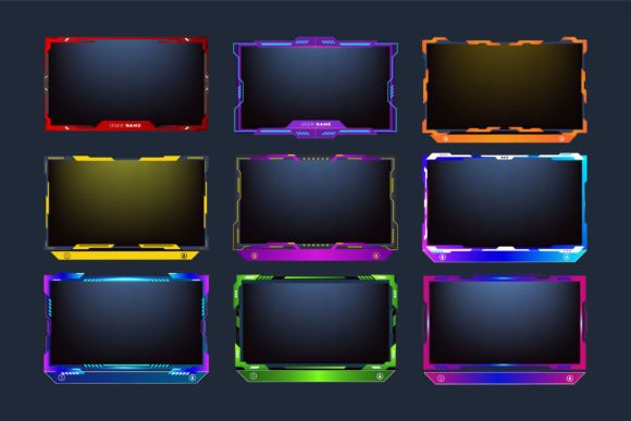 Download Gaming Screen Panel Overlay Template - Overlay Collection