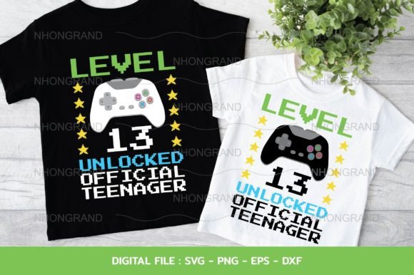 Download Level 13 Unlocked 13 Birthday Gamer Svg - Gamer svg Collection