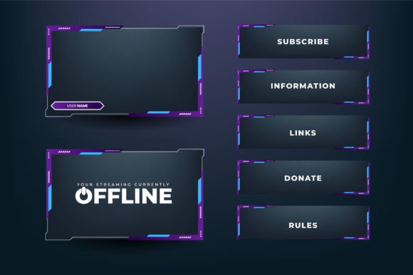 Download Modern Game Frame Element Template - Frame Collection