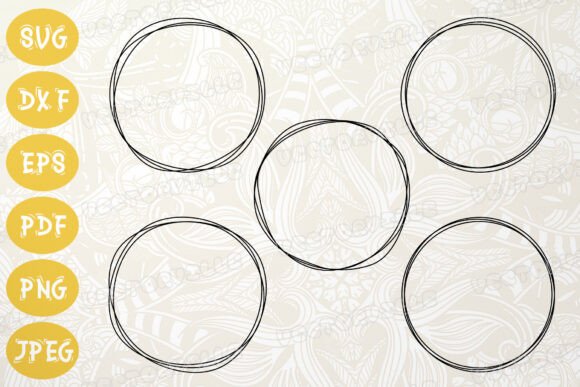 Download Hand-Drawn Circle Frame SVG Bundle - Frame Collection