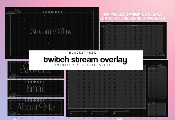 Download Celestial Twitch Animated Overlay - Overlay Collection