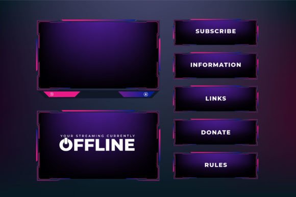 Download Online Game Streaming Frame Border - Frame Collection